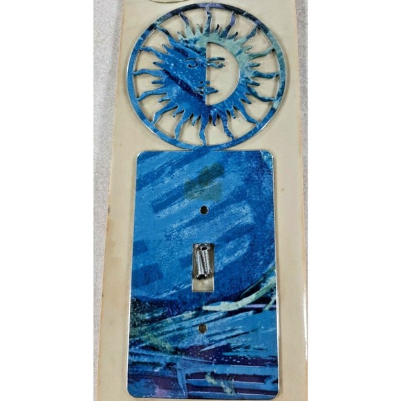 Light Switch Cover Plate Sun Face by Steel Images USA - Picture 2 of 3